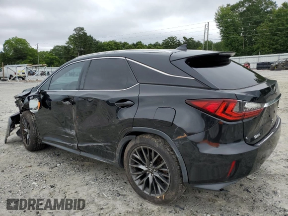 2016 Lexus RX 350 with VIN 2T2BZMCA9GC039515, listed as a Copart auction lot 58614395 with 144,614 mi miles and Salvage title. Bid and sale history available at DreamBid. Image 2.