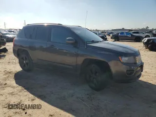 2016 Jeep Compass Latitude with VIN 1C4NJCEA8GD609149, listed as a Copart auction lot 46926795 with 111,997 mi miles and Salvage Title. Bid and sale history available at carsss.com. Image 4.