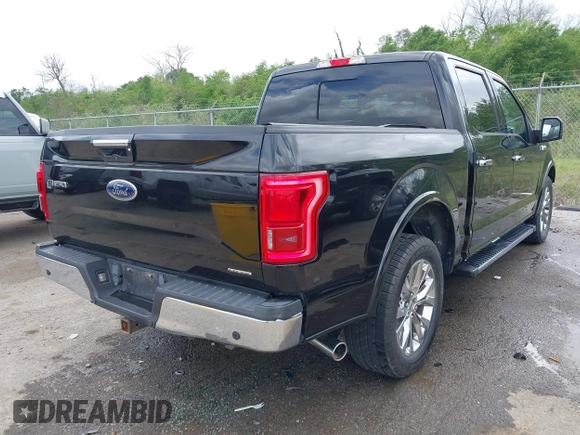 2015 Ford F-150 XL with VIN 1FTEW1CF3FKD74609, listed as a IAAI auction lot 41966627 with 145,839 mi miles. Bid and sale history available at carsss.com. Image 4.