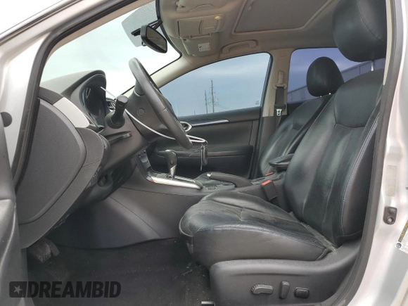 2016 Nissan Sentra SR with VIN 3N1AB7AP5GY272159, listed as a Copart auction lot 47594555 with 108,084 mi miles and Salvage Title. Bid and sale history available at DreamBid. Image 7.