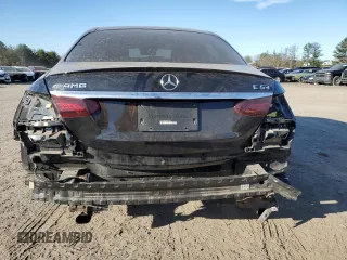 2021 Mercedes-Benz E 53 AMG with VIN W1KZF6BB6MA936959, listed as a Copart auction lot 50154255 with 55,688 mi miles and Salvage Title. Bid and sale history available at DreamBid. Image 6.