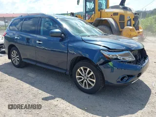2014 Nissan Pathfinder S with VIN 5N1AR2MM4EC683874, listed as a IAAI auction lot 42663072 with 166,028 mi miles and . Bid and sale history available at DreamBid. Image 1.