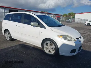 2007 Mazda 5 Touring with VIN JM1CR293470141885, listed as a IAAI auction lot 42576281 with 131,094 mi miles and . Bid and sale history available at DreamBid. Image 1.