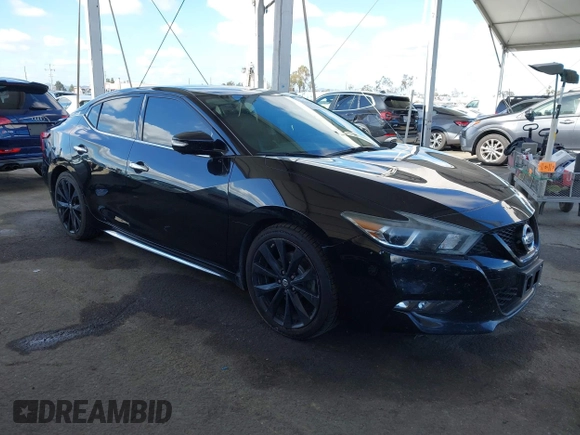 2018 Nissan Maxima SL with VIN 1N4AA6AP4JC371488, listed as a IAAI auction lot 42255682 with 96,696 mi miles and . Bid and sale history available at DreamBid. Image 1.