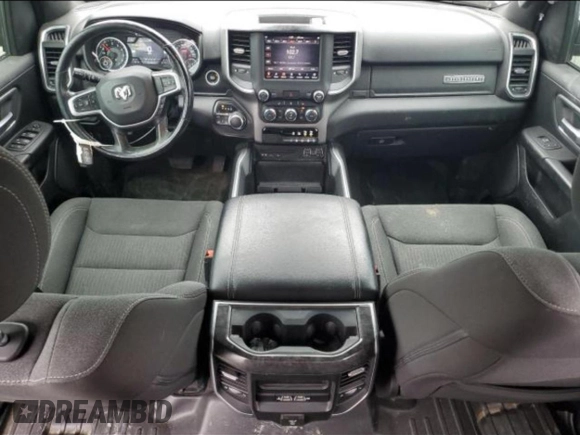 2019 Ram 1500 Big Horn with VIN 1C6SRFFTXKN668081, listed as a Copart auction lot 60136735 with 108,309 mi miles and Salvage title. Bid and sale history available at DreamBid. Image 9.