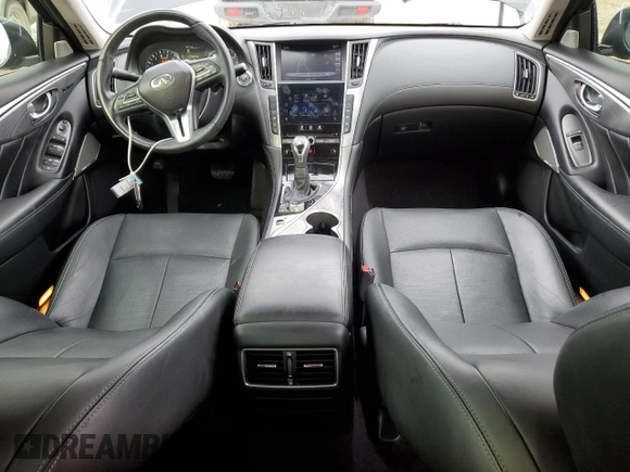 2018 Infiniti Q50 Luxe with VIN JN1EV7APXJM361910, listed as a Copart auction lot 45209005 with 78,544 mi miles and Clean title. Bid and sale history available at DreamBid. Image 8.