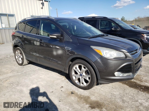 2015 Ford Escape Titanium with VIN 1FMCU9JX3FUB00642, listed as a Copart auction lot 50213695 with 158,681 mi miles and Clean Title. Bid and sale history available at DreamBid. Image 4.