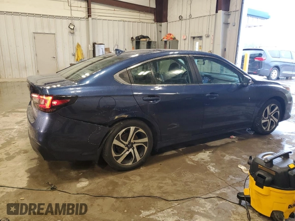 2021 Subaru Legacy Limited with VIN 4S3BWAN63M3007782, listed as a Copart auction lot 58045205 with 29,543 mi miles and Salvage title. Bid and sale history available at DreamBid. Image 3.