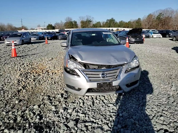2015 Nissan Sentra SL with VIN 3N1AB7AP1FY267507, listed as a Copart auction lot 48666305 with 163,617 mi miles and Salvage Title. Bid and sale history available at DreamBid. Image 10.
