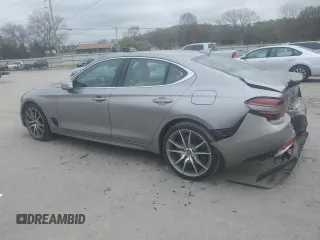 2022 Genesis G70 3.3T with VIN KMTG54TE0NU094803, listed as a Copart auction lot 79258544 with 42,832 mi miles and Salvage Title. Bid and sale history available at DreamBid. Image 2.