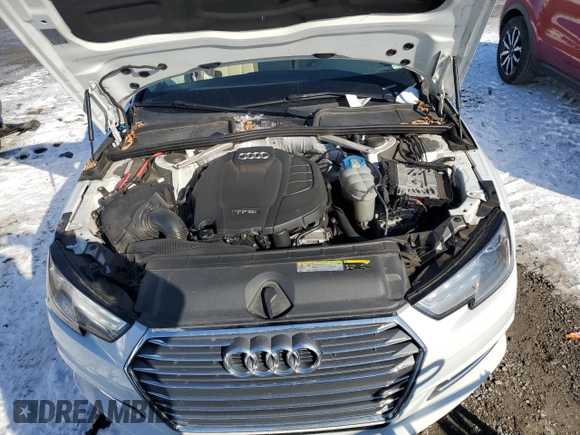 2017 Audi A4 Premium with VIN WAUGNAF47HN018507, listed as a Copart auction lot 46087525 with 127,721 mi miles and Salvage Title. Bid and sale history available at carsss.com. Image 11.