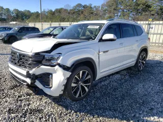 2025 Volkswagen Atlas SEL Premium R-Line z VIN 1V2FR2CA4SC505457, wystawiony jako Copart lot #84830524 z przebiegiem 76 mil mil oraz Szkoda całkowita • Salvage title. Historia ofert i sprzedaży dostępna na DreamBid. Obrazek 1.
