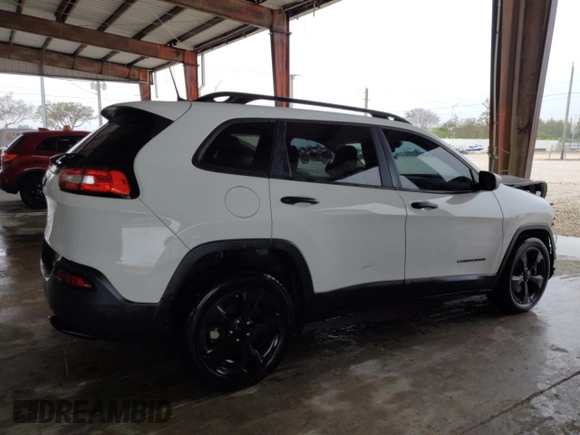 2017 Jeep Cherokee Altitude with VIN 1C4PJLAB3HW661107, listed as a Copart auction lot 46274015 with 99,258 mi miles and Salvage title. Bid and sale history available at DreamBid. Image 3.