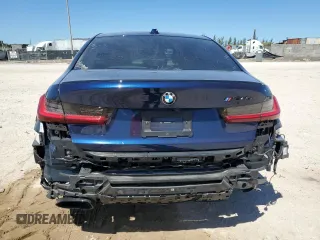 2024 BMW 3 Series M340i with VIN 3MW49FS05R8E12423, listed as a Copart auction lot 49777375 with 0 mi miles and Salvage Title. Bid and sale history available at carsss.com. Image 6.