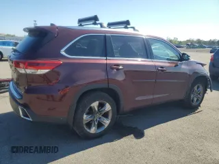 2018 Toyota Highlander Limited z VIN 5TDDZRFH4JS498761, wystawiony jako Copart lot #55915185 z przebiegiem 61 244 mil mil oraz Szkoda całkowita • Salvage title. Historia ofert i sprzedaży dostępna na DreamBid. Obrazek 3.