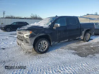 2023 Chevrolet Silverado 1500 LT with VIN 3GCPDKEK7PG230326, listed as a Copart auction lot 88653455 with 25,626 mi miles and Salvage Title. Bid and sale history available at carsss.com. Image 1.