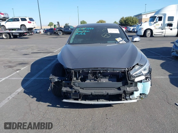 2024 Infiniti Q50 Luxe with VIN JN1EV7BP4RM601527, listed as a IAAI auction lot 41479566 with 1,588 mi miles and . Bid and sale history available at DreamBid. Image 13.