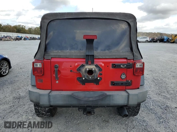 2008 Jeep Wrangler Unlimited X with VIN 1J4GB39198L515007, listed as a Copart auction lot 78979004 with 158,929 mi miles and Salvage Title. Bid and sale history available at DreamBid. Image 6.