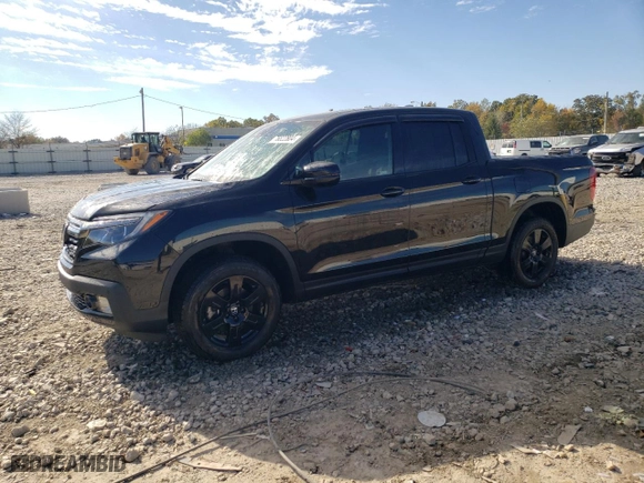 2020 Honda Ridgeline Black Edition with VIN 5FPYK3F86LB021332, listed as a Copart auction lot 76822804 with 61,012 mi miles and Salvage Title. Bid and sale history available at carsss.com. Image 1.