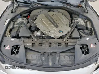 2011 BMW 7 Series 750Li with VIN WBAKB8C58BCY65645, listed as a Copart auction lot 57612775 with 69,670 mi miles and Salvage title. Bid and sale history available at DreamBid. Image 11.