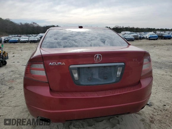 2007 Acura TL with VIN 19UUA662X7A046757, listed as a Copart auction lot 49889635 with 145,562 mi miles and Salvage Title. Bid and sale history available at carsss.com. Image 6.