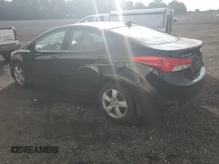 2013 Hyundai Elantra GLS with VIN 5NPDH4AE9DH338730, listed as a Copart auction lot 61090885 with 109,014 mi miles and Salvage title. Bid and sale history available at DreamBid. Image 2.