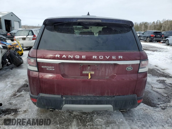 2017 Land Rover Range Rover Sport HSE with VIN SALWR2FK7HA156782, listed as a Copart auction lot 46818065 with 147,726 mi miles and Clean Title. Bid and sale history available at carsss.com. Image 6.