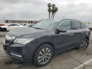 2014 Acura MDX Technology with VIN 5FRYD3H43EB020265, listed as a Copart auction lot 53580405 with 87,116 mi miles and Salvage title. Bid and sale history available at DreamBid. Image 1.