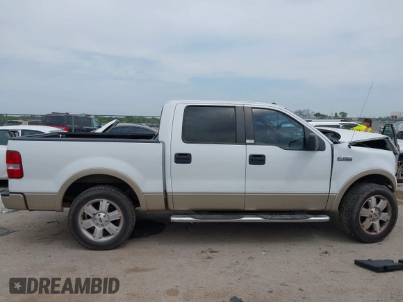 2008 Ford F-150 XLT with VIN 1FTPW12V88FA45708, listed as a IAAI auction lot 42069177 with 188,921 mi miles. Bid and sale history available at carsss.com. Image 13.