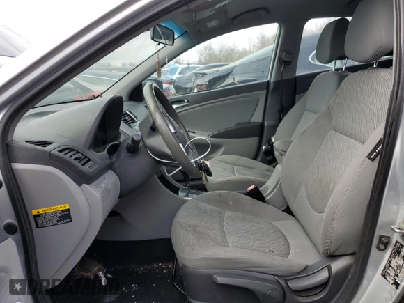 2012 Hyundai Accent GLS with VIN KMHCU4AE2CU210269, listed as a Copart auction lot 49401535 with 143,832 mi miles and Non Repairable. Bid and sale history available at carsss.com. Image 7.