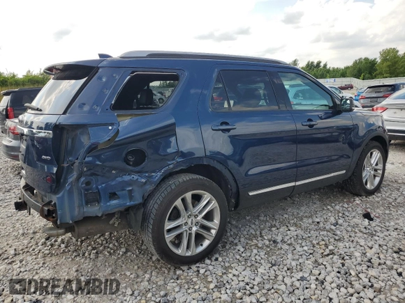2017 Ford Explorer XLT z VIN 1FM5K8D81HGD02295, wystawiony jako Copart lot #62638805 z przebiegiem 83 614 mil mil oraz Czysty tytuł • Clean title. Historia ofert i sprzedaży dostępna na DreamBid. Obrazek 3.