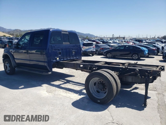 2008 Ford F-550 XL with VIN 1FDAW56R78ED93561, listed as a Copart auction lot 49654555 with 134,722 mi miles and Clean Title. Bid and sale history available at carsss.com. Image 2.