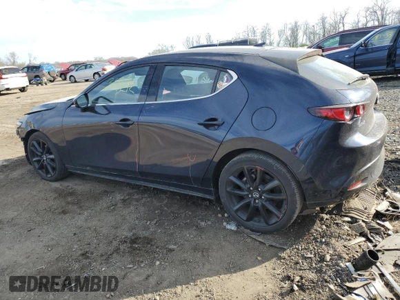 2020 Mazda Mazda3 Hatchback Premium Package with VIN JM1BPANM8L1164276, listed as a Copart auction lot 46992673 with 34,212 mi miles. Bid and sale history available at carsss.com. Image 2.