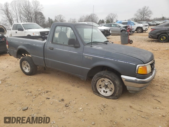 1994 Ford Ranger Splash with VIN 1FTCR10X4RUC23587, listed as a Copart auction lot 85518794 with 266,836 mi miles and Salvage Title. Bid and sale history available at carsss.com. Image 4.