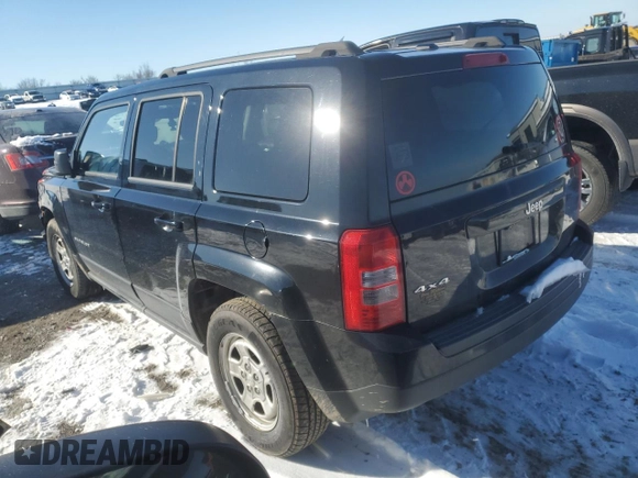 2016 Jeep Patriot Sport with VIN 1C4NJRBB7GD510130, listed as a Copart auction lot 46086455 with 162,248 mi miles and Salvage Title. Bid and sale history available at carsss.com. Image 2.