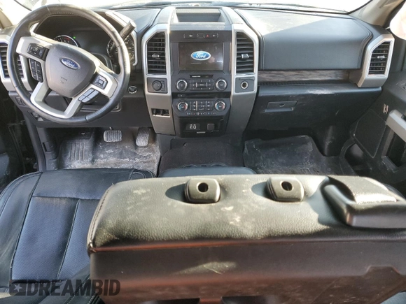 2018 Ford F-150 XL with VIN 1FTEW1EG1JFD54060, listed as a Copart auction lot 43202705 with 121,884 mi miles and Salvage Title. Bid and sale history available at carsss.com. Image 8.
