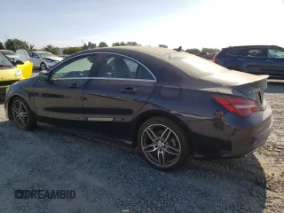 2018 Mercedes-Benz CLA 250 with VIN WDDSJ4EB9JN513510, listed as a Copart auction lot 61871585 with 124,877 mi miles and Clean title. Bid and sale history available at DreamBid. Image 2.