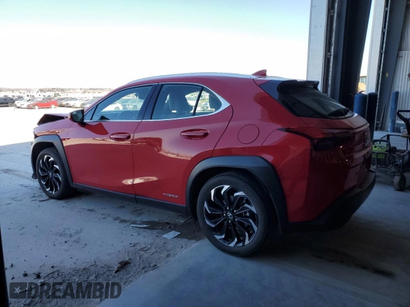 2020 Lexus UX with VIN JTHP9JBH5L2034147, listed as a Copart auction lot 52982925 with 40,105 mi miles and Salvage Title. Bid and sale history available at carsss.com. Image 2.