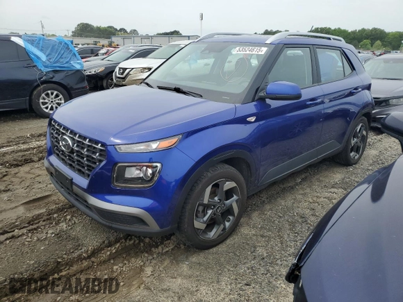 2023 Hyundai Venue Limited with VIN KMHRC8A30PU215947, listed as a Copart auction lot 53524615 with 52,681 mi miles and Salvage Title. Bid and sale history available at DreamBid. Image 1.