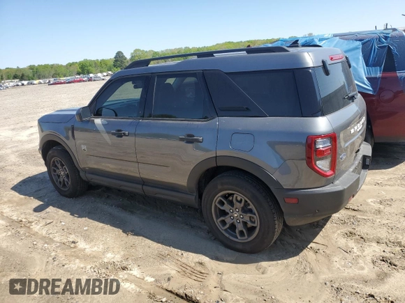 2024 Ford Bronco Sport Big Bend with VIN 3FMCR9B65RRF40980, listed as a Copart auction lot 52363995 with 2,038 mi miles and Clean title. Bid and sale history available at DreamBid. Image 2.