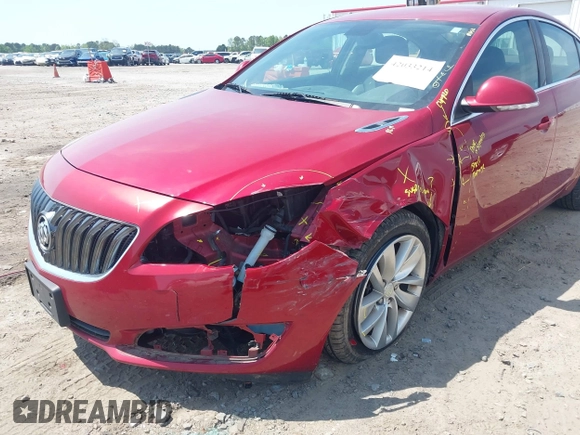 2015 Buick Regal with VIN 2G4GK5EX6F9295420, listed as a IAAI auction lot 42033214 with 90,774 mi miles and . Bid and sale history available at DreamBid. Image 6.