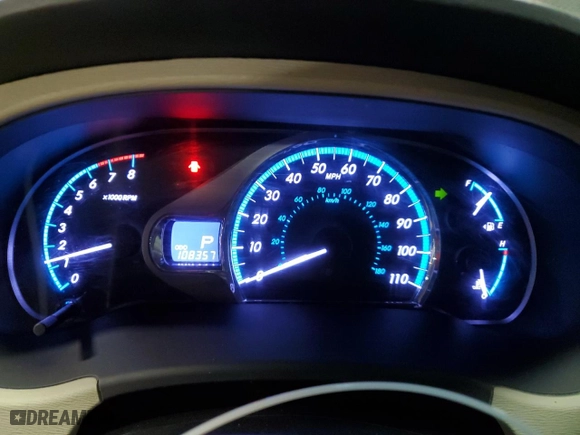 2013 Toyota Sienna XLE AAS with VIN 5TDYK3DCXDS318133, listed as a Copart auction lot 44543835 with 108,357 mi miles and Salvage Title. Bid and sale history available at carsss.com. Image 9.