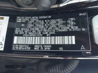 2008 Toyota 4Runner SR5 с VIN JTEBU14R080131030, выставлен на аукционе IAAI как лот 42142281 с пробегом 318 821 миль миль и . История ставок и продаж доступна на DreamBid. Изображение 9.