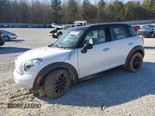 2011 MINI Countryman with VIN WMWZB3C54BWM00831, listed as a Copart auction lot 46646795 with 48,404 mi miles and Salvage Title. Bid and sale history available at DreamBid. Image 1.