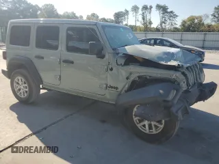 2023 Jeep Wrangler Sport with VIN 1C4HJXDGXPW615498, listed as a Copart auction lot 72514824 with 22,125 mi miles and Clean Title. Bid and sale history available at DreamBid. Image 4.