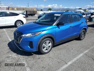2021 Nissan Kicks S with VIN 3N1CP5BV3ML520154, listed as a Copart auction lot 47772455 with 42,975 mi miles and Salvage Title. Bid and sale history available at carsss.com. Image 1.
