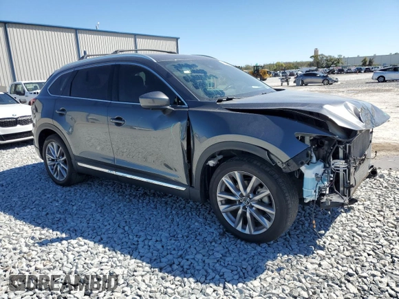 2021 Mazda CX-9 Grand Touring with VIN JM3TCADYXM0525204, listed as a Copart auction lot 47818375 with 39,171 mi miles and Salvage title. Bid and sale history available at DreamBid. Image 4.