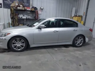 2013 Hyundai Genesis 3.8L with VIN KMHGC4DD4DU217488, listed as a IAAI auction lot 41021234 with 204,960 mi miles. Bid and sale history available at carsss.com. Image 14.