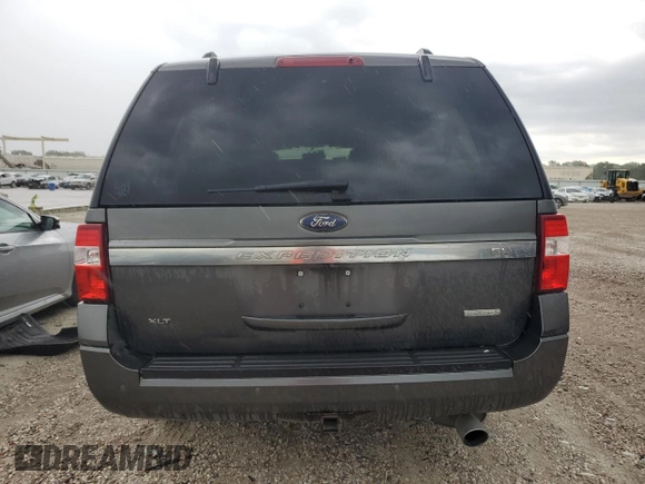 2017 Ford Expedition Max XLT with VIN 1FMJK1HT7HEA25605, listed as a Copart auction lot 61444565 with 162,740 mi miles and Salvage title. Bid and sale history available at DreamBid. Image 6.