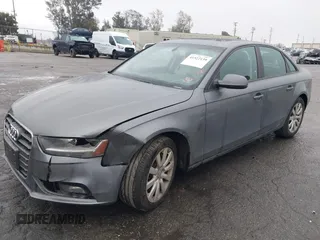 2013 Audi A4 Premium with VIN WAUAFAFL3DA111892, listed as a IAAI auction lot 41522139 with 85,454 mi miles. Bid and sale history available at carsss.com. Image 2.